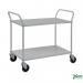 Kongamek sustainable eco-friendly steel shelf trolley, 2 shelves 425495