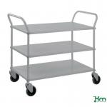 Kongamek sustainable eco-friendly steel shelf trolley, 3 shelves 425496