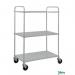 Kongamek sustainable eco-friendly steel shelf trolley, 3 shelves 425497