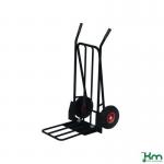 Kongamek heavy duty sack truck with fixed and folding toe plates - grey 425506