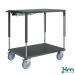 Kongamek height adjustable steel shelf trolley 425511