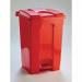 60L Coloured pedal bins 425734