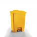 Coloured pedal bins, 15L yellow 425737