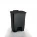 Coloured pedal bins, 15L black 425738