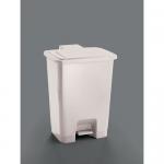 Coloured pedal bins, 30L white 425740