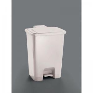 Coloured pedal bins, 30L white 425740