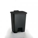 Coloured pedal bins, 30L black 425742