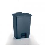 Coloured pedal bins, 30L grey 425743