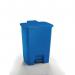 Coloured pedal bins, 30L blue 425746