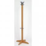 Laser Oak Coat Stand 425920