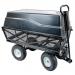 Tipping turntable platform truck with plastic liner - capacity 300kg 426013