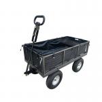 Mesh turntable platform truck with plastic liner and tool tray 426014