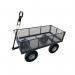 Mesh turntable platform truck with plastic liner and tool tray 426014