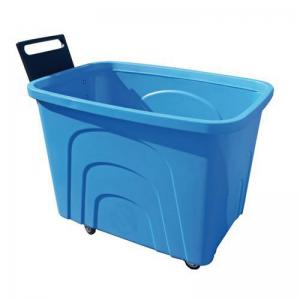 Robust rim nesting container trucks with handle - blue 426037