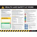 Safety Poster : Health & Safetyat Work Guide - Pvc Poster (594 X 420 Mm) 426209