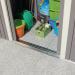 Metal garden shed store with pent roof 426276
