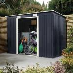 Metal garden shed store with pent roof 426279