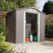 Metal garden shed store with apex roof 426280