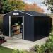 Metal garden shed store with apex roof 426285