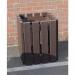 Premium recycled plastic litter bin - with galvanised liner 426334