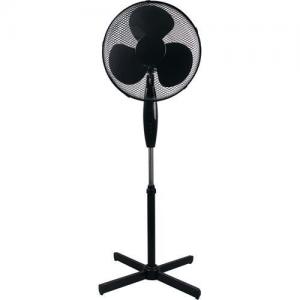 16 Inch black oscillating pedestal fan 426370