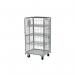 Linen trolley with folding shelves 426485