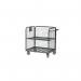 Order picking and stock trolley, 3-sided 1000mm height 426486