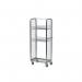 Order picking and display trolley with adjustable shelves 426489