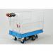 Slingsby powered Go-Far platform truck with 4-sided cage & detachable gated sides 426497