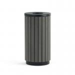 Wood effect outdoor litter bins 426552