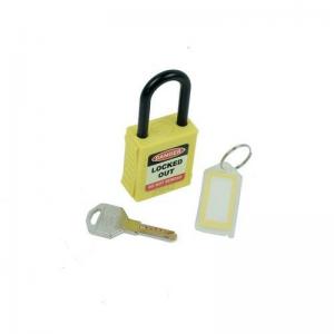 Dielectric Yellow Safety Lockout Padlock Non Conductive 426607