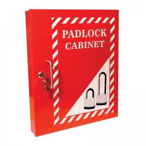 Red Lockout Padlock Cabinet Hwd 460 X 390 X 55mm 426656