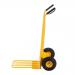 Tubular steel sack truck with fixed and folding toe plates 426688