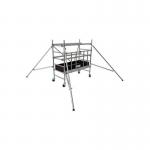 Speedy + 3 T - Folding Aluminium Access Tower- 0.6 m Standard Platform & Toe Board and Stabiliser 426722
