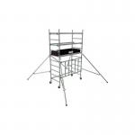 Speedy + 3 T - Folding Aluminium Access Tower 1.6 m Platform & Toe Board and Stabiliser 426755