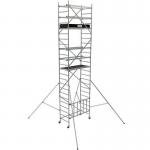 Speedy + 3 T - Folding Aluminium Access Tower 5.6 m Platform & Toe Board and Stabilisers 426757