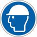 Safety Helmet Symbol- R 9 Floor Graphic (400 mm Dia.) 426818