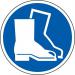 Safety Boots Symbol -r 9 Floor Graphic (400 mm Dia.) 426820