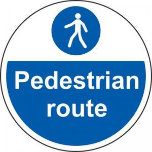 Pedestrian Route - R9 Floor Graphic 400mm Dia. 426822