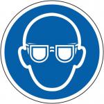 Eye Protection Symbol- R 9 Floor Graphic (400 mm Dia.) 426826