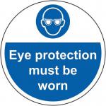 Eye Protection Must Be Worn- R 9 Floor Graphic (400 mm Dia.) 426827
