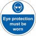 Eye Protection Must Be Worn- R 9 Floor Graphic (400 mm Dia.) 426827