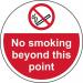 No Smoking Beyond This Point- R 9 Floor Graphic (400 mm Dia.) 426832