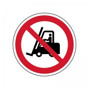 No Forklifts Symbol - R9 Floor Graphic 400mm Dia. 426834