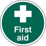 First Aid - R 9 Floorgraphic (400 mm Dia.) 426838