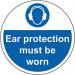 Ear Protection Must Be Worn- R 9 Floor Graphic (400 mm Dia.) 426845