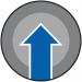 Arrow Symbol (blue) -r 9 Floor Graphic (400 mm Dia.) 426848