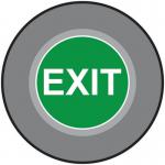 Exit - R 9 Floorgraphic (400 mm Dia.) 426851