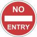 No Entry - R 9 Floorgraphic (400 mm Dia.) 426852