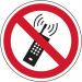 No Mobile Phones Symbol- R 9 Floor Graphic (400 mm Dia.) 426855